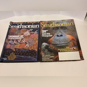 Smithsonian Magazine Set - Earthquake Art & Save the Orangutan